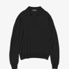 Clothing Auralee | Super Fin Cashmere Silke Knit Skipper Polo