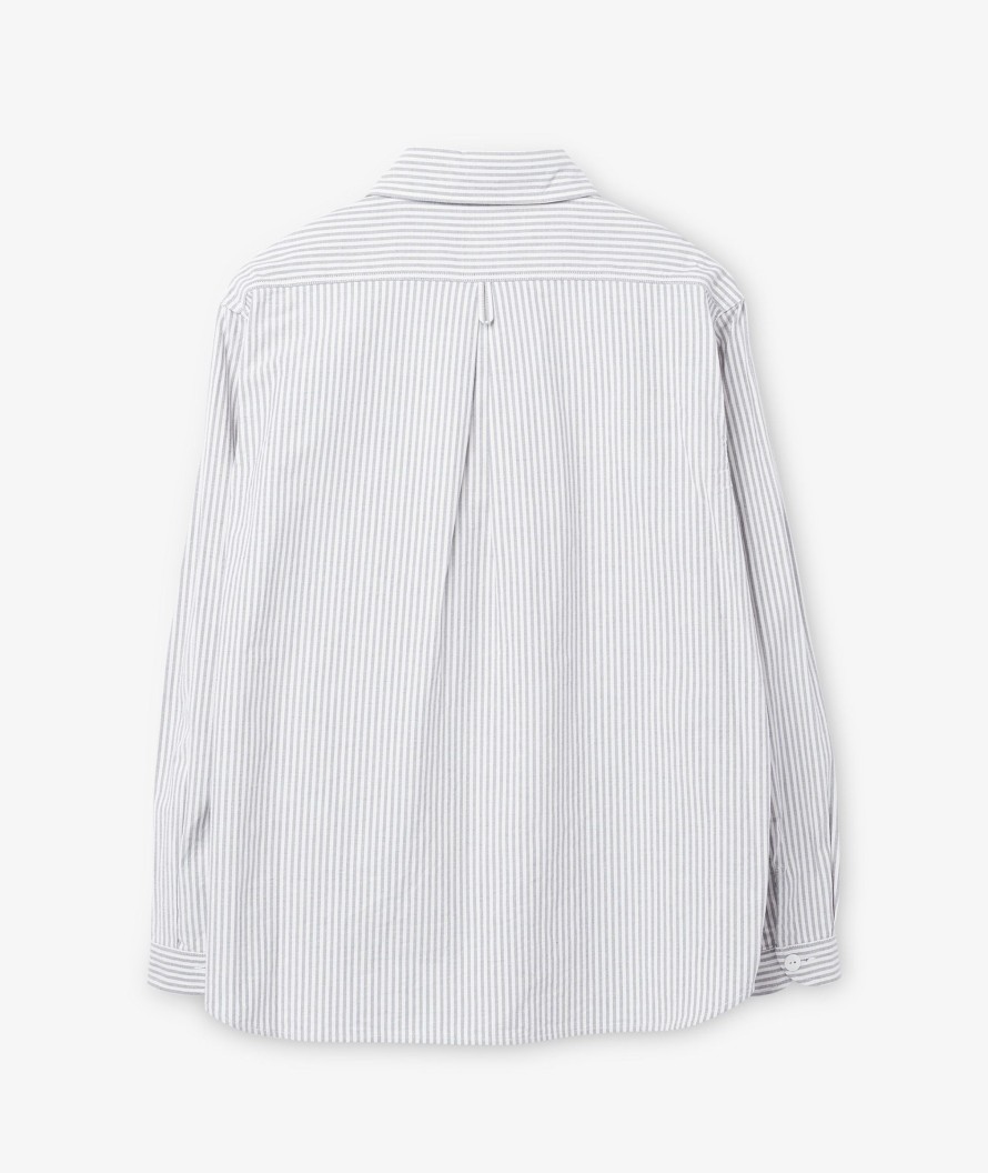 Clothing Danton | Oxford plaidskjorte med rund krave